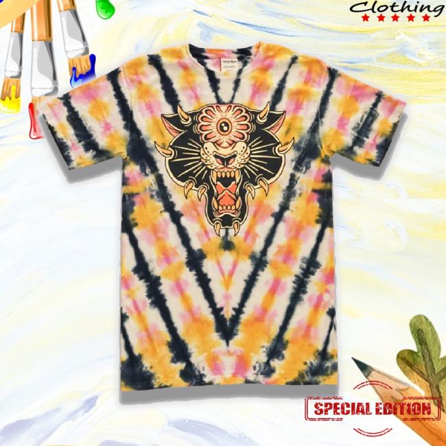 "Cyclops Panther" Tie-Dye Sweatshirt
