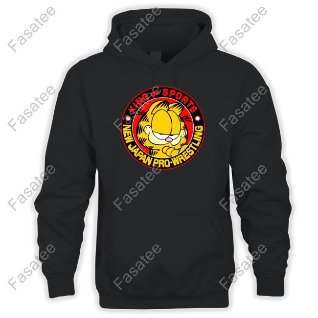 "Street Smart" Adam Sanders Garfield King Of Sports New Japan Pro Wrestling T Shirt "Street Smart" Adam Sanders Garfield King Of Sports New Japan Pro Wrestling T Shirt